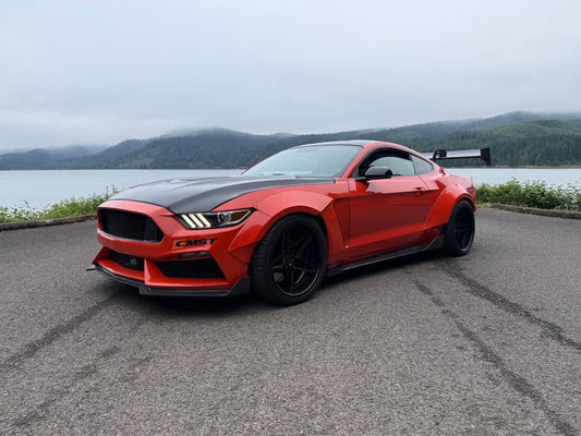 CMST Tuning Carbon Fiber Side Skirts for Ford Mustang S550.1 S550.2 2015-2023