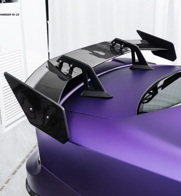 Dodge Charger 2015 2016 2017 2018 2019 2020 2021 2022 2023 Aftermarket Parts - GT Rear Wing Carbon Fiber / FRP from CMST Tuning