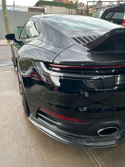 Porsche 911 992 992.1 Carerra Base/S/T/4/4S/Targa 4/Targa 4S/GTS 2020 2021 2022 2023 2024 with Aftermarket Parts - Ducktail Spoiler Carbon Fiber/FRP from CMST Tuning
