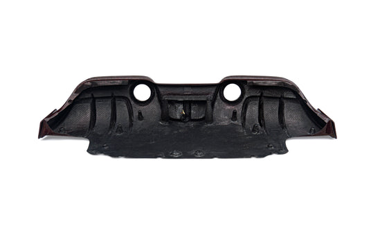 Ferrari F8 Tributo F8 Spider 2020 2021 2022 2023 with Aftermarket Parts - Rear Diffuser Dry Pre-preg Carbon Fiber / FRP from CMST Tuning