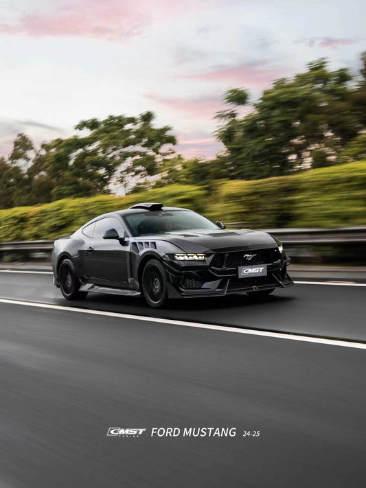 Ford Mustang S650 2.3 Ecoboost 5.0 GT Dark Horse 2024-ON with Aftermarket Parts - Front Fenders Carbon Fiber / FRP from CMST Tuning