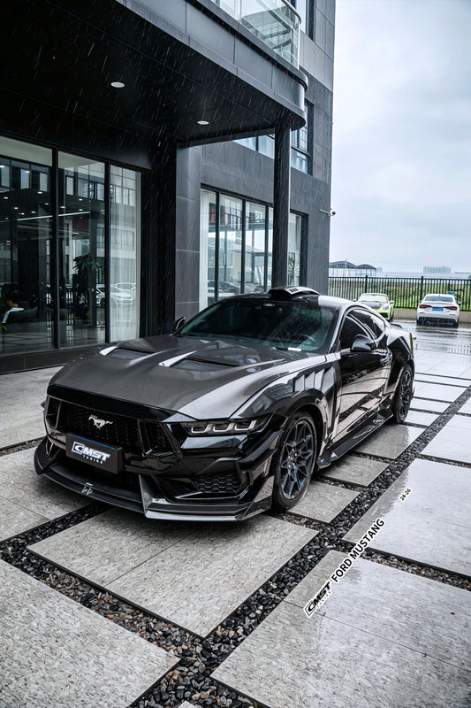 Ford Mustang S650 2.3 Ecoboost 5.0 GT Dark Horse 2024-ON with Aftermarket Parts - Front Fenders Carbon Fiber / FRP from CMST Tuning