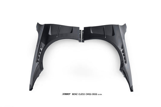Mercedes Benz CLE-Class AMG CLE 53 / 450 / 300 C236 A236 2024-ON with Aftermarket Parts - Front Fenders Dry Pre-preg Carbon Fiber / FRP from CMST Tuning
