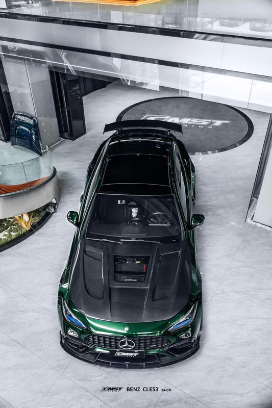 Mercedes Benz CLE-Class AMG CLE 53 / 450 / 300 C236 2024-ON with Aftermarket Parts - Rear Wing Dry Pre-preg Carbon Fiber / FRP from CMST Tuning