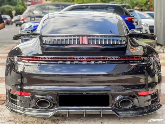 Porsche 992 992.1 Carerra Base/S/T/4/4S/Targa 4/Targa 4S/GTS 2020-2024 (Sport Design Aerokit Package only)with Aftermarket Parts - Carbon Fiber Rear Diffuser from CMST Tuning