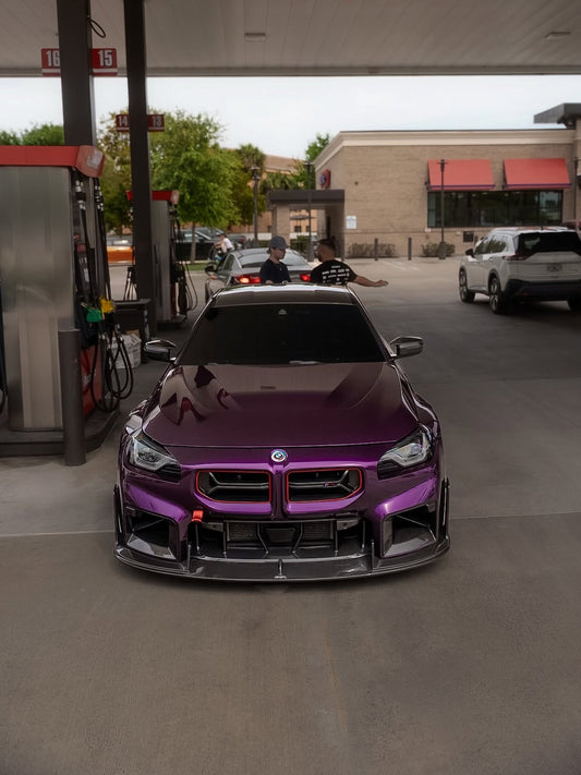 BMW M2 / M2C G87 2023 2024 with Aftermarket Parts - Front Lip Carbon Fiber from CMST Tuning