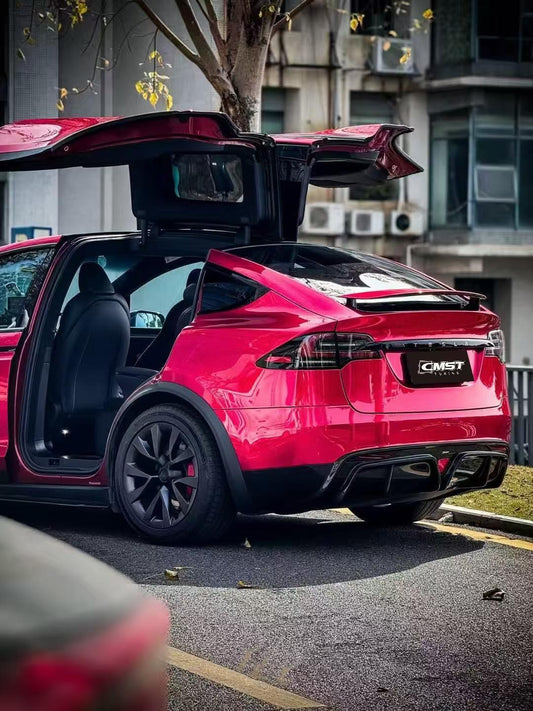 CMST Tuning Rear Diffuser for Tesla Model X P100D Performance/Base Carbon Fiber/FRP