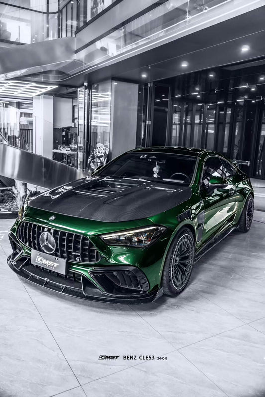 Mercedes Benz CLE-Class AMG CLE 53 / 450 / 300 C236 A236 2024-ON with Aftermarket Parts - Side Skirts Dry Pre-preg Carbon Fiber / FRP from CMST Tuning