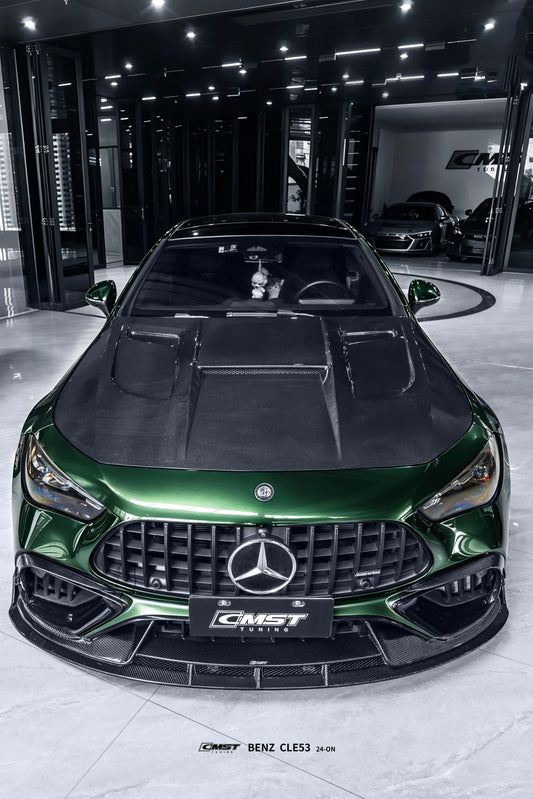 Mercedes Benz CLE-Class AMG CLE 53 / 450 / 300 C236 A236 2024-ON with Aftermarket Parts - Front Intake Vents Trim Dry Pre-preg Carbon Fiber / FRP from CMST Tuning