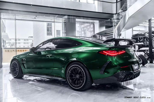 Mercedes Benz CLE-Class AMG CLE 53 / 450 / 300 C236 A236 2024-ON with Aftermarket Parts - Rear Bumper Trim Dry Pre-preg Carbon Fiber / FRP from CMST Tuning