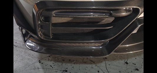 Porsche 992 992.1 Carerra Base/S/T/4/4S/Targa 4/Targa 4S/GTS (Sport Design Aerokit Package only) 2020 2021 2022 2023 2024 with Aftermarket Parts - Front Lip Carbon Fiber / FRP from CMST Tuning