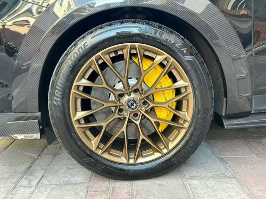 Porsche Cayenne 9Y0 9Y0.1 Base/S/GTS/Turbo/Turbo S 2019 2020 2021 2022 2023 & Cayenne 9Y0 9Y0.2 Base/S/GTS/Turbo/Turbo S 2024-ON & Cayenne 9Y3 9Y3.1 Base/S/GTS/Turbo/Turbo S/Turbo GT 2019 2020 2021 2022 2023 & Cayenne 9Y3 9Y3.2 Base/S/GTS/Turbo/Turbo S/Turbo GT 2024-ON with Aftermarket Parts - Wheel Arches Carbon Fiber / FRP from CMST Tuning