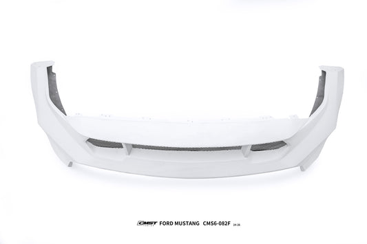 Ford Mustang S650 2.3 Ecoboost 5.0 GT Dark Horse 2024-ON with Aftermarket Parts - GTD Style Front Bumper & Lip Carbon Fiber / FRP from CMST Tuning