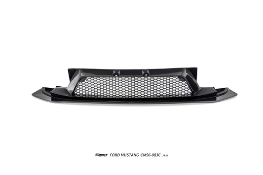 Ford Mustang S650 2.3 Ecoboost 5.0 GT Dark Horse 2024-ON with Aftermarket Parts - GTD Style Front Bumper & Lip Carbon Fiber / FRP from CMST Tuning