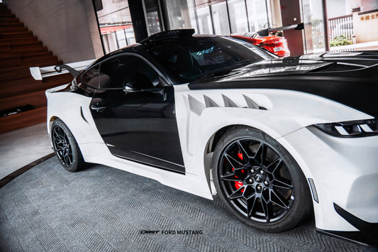Ford Mustang S650 2.3 Ecoboost 5.0 GT Dark Horse 2024-ON with Aftermarket Parts - GTD Style Full Complete Kit Carbon Fiber / FRP from CMST Tuning