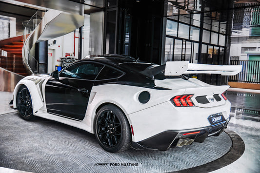 Ford Mustang S650 2.3 Ecoboost 5.0 GT Dark Horse 2024-ON with Aftermarket Parts - GTD Style Full Complete Kit Carbon Fiber / FRP from CMST Tuning