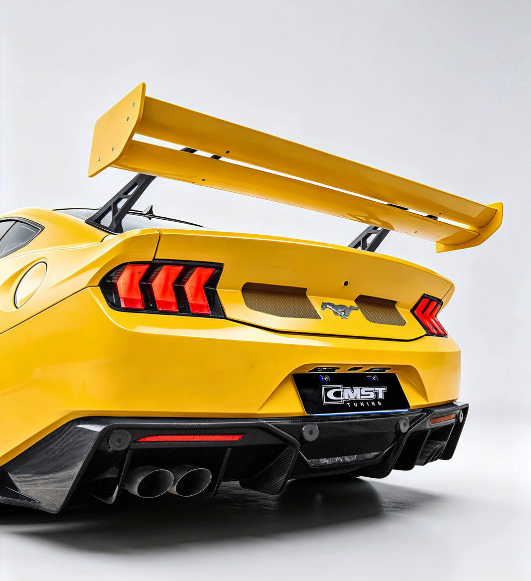 Ford Mustang S650 5.0 GT Dark Horse Aftermarket Parts CMST Rear Bumper ...