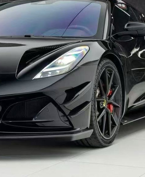 Lotus Emira 3.6 V6 2.0 Four-cylinder 2022-ON with Aftermarket Parts - Front Corner Canards Dry Pre-preg Carbon Fiber / FRP
