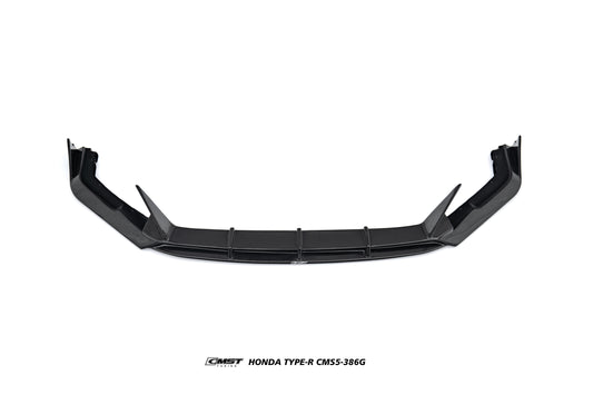 Honda Civic Type-R FL5 2023-ON with Aftermarket Parts - V2 Front Lip Dry Pre-preg Carbon Fiber / FRP from CMST Tuning