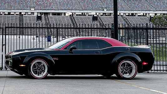 Dodge Challenger Demon Redeye Hellcat T/A Scat Pack 392 SRT R/T SXT SE 2008-2023 with Aftermarket Parts - Carbon Fiber / FRP Hood Bonnet from CMST Tuning