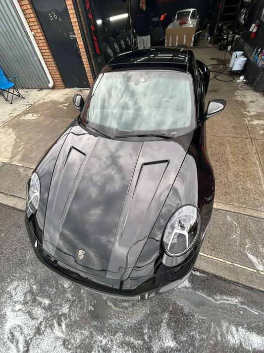 Porsche 911 992 992.1 Carrera Base/S/T/4/4S/Targa 4/ Targa 4S/GTS/Turbo/Turbo S 2020 2021 2022 2023 2024 & 911 992 992.2 Carrera Base/S/T/4/4S/Targa 4/ Targa 4S/GTS/Turbo/Turbo S 2025 with Aftermarket Parts - Hood Carbon Fiber / FRP from CMST Tuning