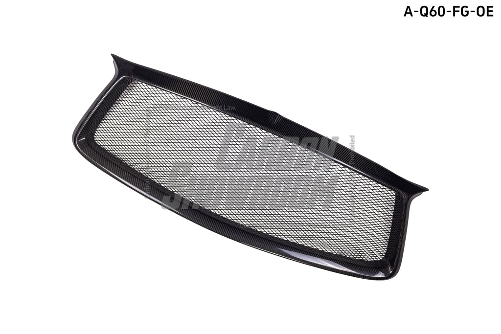 CMST Tuning OE Type carbon fiber front grill replacement for Infiniti Q60 CV37 17 onwards