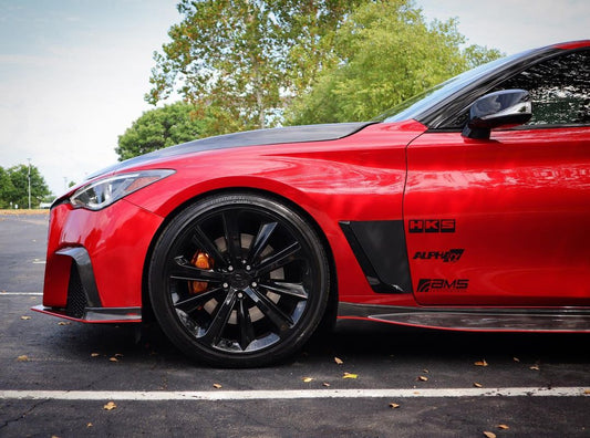 CMST Tuning Side Skirts for Infiniti Q60 Red Sport 400/Pure Carbon Fiber/FRP