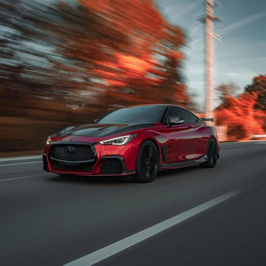 CMST Tuning Project Black S Concept Front Bumper & Lip for Infiniti Q60 Sport/Pure Carbon Fiber/FRP