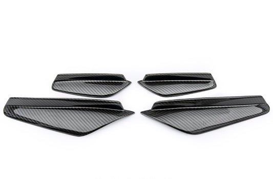 Lotus Emira 3.6 V6 2.0 Four-cylinder 2022-ON with Aftermarket Parts - Front Corner Canards Dry Pre-preg Carbon Fiber / FRP