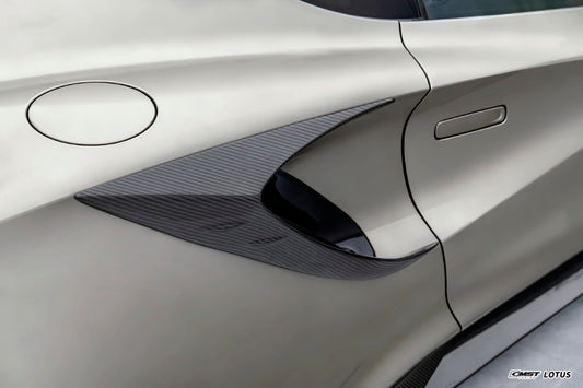 Lotus Emira 3.6 V6 2.0 Four-cylinder 2022-ON with Aftermarket Parts - Side Vents Dry Pre-preg Carbon Fiber / FRP