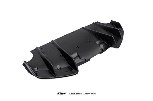 Lotus Emira 3.6 V6 2.0 Four-cylinder 2022-ON with Aftermarket Parts - V1 Rear Diffuser Dry Pre-preg Carbon Fiber / FRP