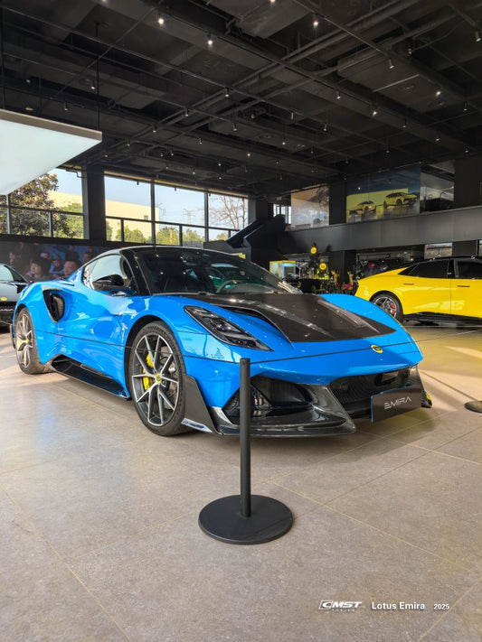 Lotus Emira 3.6 V6 2.0 Four-cylinder 2022-ON with Aftermarket Parts - V2 Front Lip Dry Pre-preg Carbon Fiber / FRP