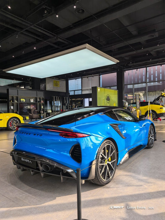 Lotus Emira 3.6 V6 2.0 Four-cylinder 2022-ON with Aftermarket Parts - V2 Rear Diffuser Dry Pre-preg Carbon Fiber / FRP