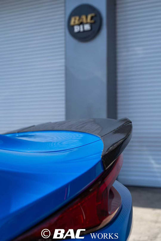 Lotus Emira 3.6 V6 2.0 Four-cylinder 2022-ON with Aftermarket Parts - V2 Rear Spoiler Dry Pre-preg Carbon Fiber / FRP