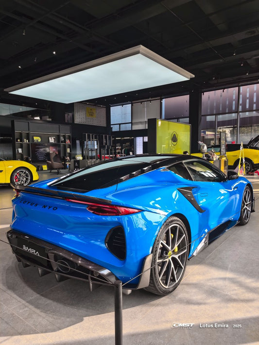 Lotus Emira 3.6 V6 2.0 Four-cylinder 2022-ON with Aftermarket Parts - V2 Rear Spoiler Dry Pre-preg Carbon Fiber / FRP
