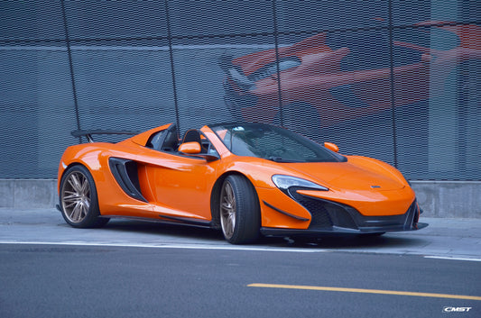 McLaren 650S MP4-12C 2012 2013 2014 2015 2016 with Aftermarket Parts - Side Skirts Carbon Fiber / FRP from CMST Tuning