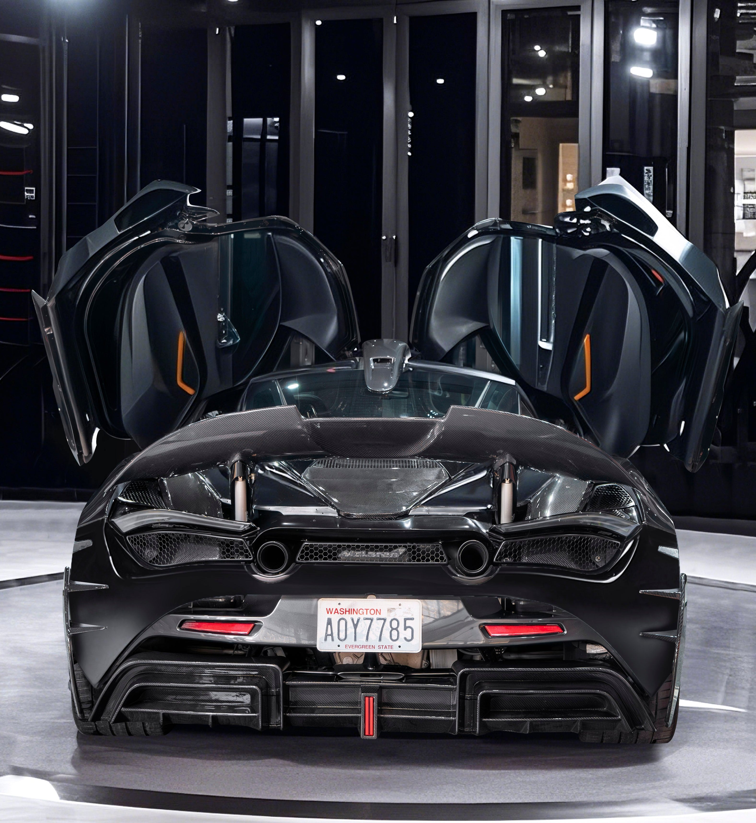 750s Rear Diffuser McLaren 750S 720S Aftermarket Parts - CMST Tuning Rear Diffuser Carbon ...