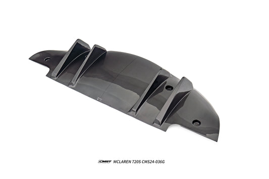 McLaren 720S 2018 2019 2020 2021 2022 2023 with Aftermarket Parts - V1 Rear Diffuser Carbon Fiber / FRP from CMST Tuning