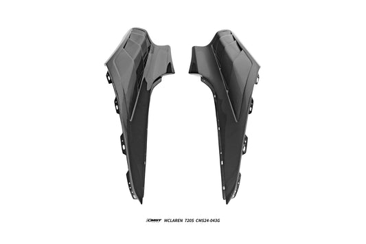 McLaren 720S 2018 2019 2020 2021 2022 2023 & 750S 2024-ON & 765LT 2021 2022 with Aftermarket Parts - Front Fenders Carbon Fiber / FRP from CMST Tuning