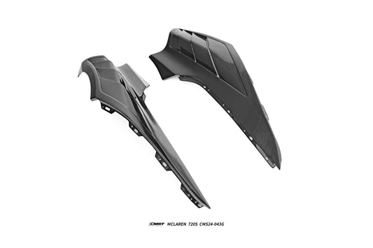 McLaren 720S 2018 2019 2020 2021 2022 2023 & 750S 2024-ON & 765LT 2021 2022 with Aftermarket Parts - Front Fenders Carbon Fiber / FRP from CMST Tuning