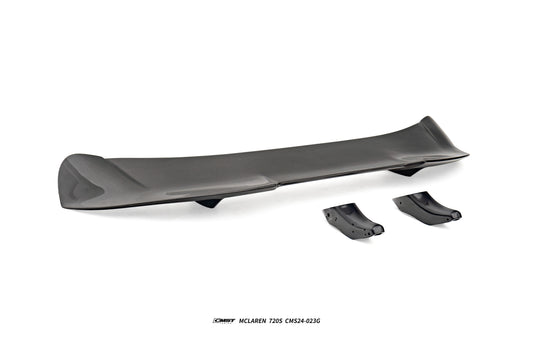 McLaren 720s 2018 2019 2020 2021 2022 2023 with Aftermarket Parts - 765lt Conversion Rear Spoiler Wing Carbon Fiber / FRP from CMST Tuning