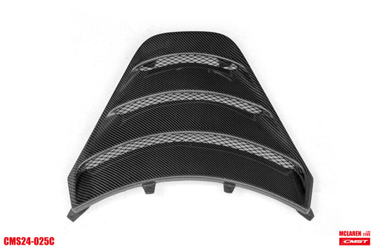 McLaren 720s 2018 2019 2020 2021 2022 2023 with Aftermarket Parts - OE Rear Engine Cover Carbon Fiber / FRP from CMST Tuning