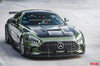 Mercedes Benz AMG GT GTS C190 2016-2021 with Aftermarket Parts - Black Series Style Side Skirts Carbon Fiber / FRP from CMST Tuning