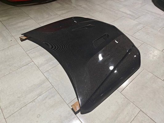 Mercedes Benz W204 C63 AMG Facelift 2012 2013 2014 with Aftermarket Parts - Hood Carbon Fiber from CMST Tuning