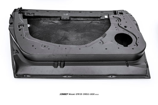 Nissan GTR R35 CBA DBA EBA 2008 2009 2010 2011 2012 2013 2014 2015 2016 with Aftermarket Parts - Doors Dry Pre-preg Carbon Fiber from CMST Tuning
