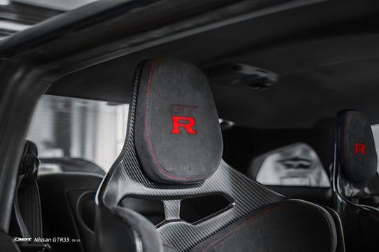 Nissan GTR R35 CBA DBA EBA 2008 2009 2010 2011 2012 2013 2014 2015 2016 with Aftermarket Parts - Seat Dry Pre-preg Carbon Fiber from CMST Tuning