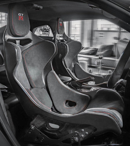 Nissan GTR R35 CBA DBA EBA 2008 2009 2010 2011 2012 2013 2014 2015 2016 with Aftermarket Parts - Seat Dry Pre-preg Carbon Fiber from CMST Tuning