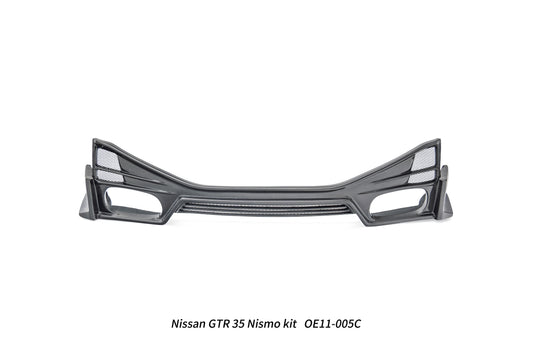 Nissan GTR R35 CBA DBA EBA 2008 2009 2010 2011 2012 2013 2014 2015 2016 2017 2018 2019 2020 2021 2022 2023 2024 with Aftermarket Parts - Nismo Style Rear Bumper & Diffuser Carbon Fiber from CMST Tuning