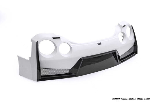 Nissan GTR R35 CBA DBA EBA 2008 2009 2010 2011 2012 2013 2014 2015 2016 2017 2018 2019 2020 2021 2022 2023 2024 with Aftermarket Parts - 2024 NISMO Style Rear Bumper & Diffuser & Undertray Carbon Fiber / FRP CMST Tuning