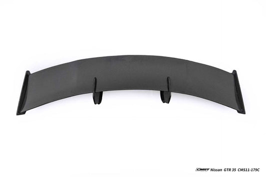 Nissan GTR R35 CBA DBA EBA 2008 2009 2010 2011 2012 2013 2014 2015 2016 2017 2018 2019 2020 2021 2022 2023 2024 with Aftermarket Parts - 2024 NISMO Style Rear Spoiler Carbon Fiber / FRP from CMST Tuning